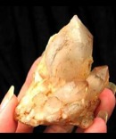 Gentle Orange River Overlay Self Healed Phantom Quartz Cluster
