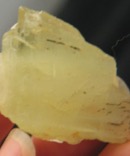 Chatoyant Golden Hiddenite Formation