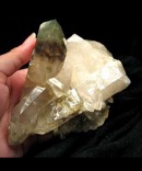 Large Chlorite Phantom Quartz Cluster
