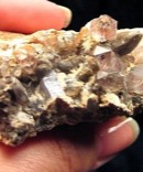 Very Lovely Hematite Phantom Quartz Cluster
