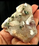 Exquisite Red Phantom Quartz & Epidote Cluster