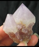Sweet Light Amethyst Spirit Quartz Duo