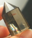 12-Sided Smoky Quartz Rainbow Point w/Phantoms