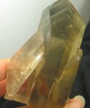 Glowing Green Phantoms Smoky Citrine Crystal