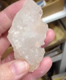 Sweet Pale Pink Solution Morganite Crystal - BiColor