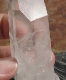 Bright Etched Quartz Crystal w/TLs
