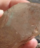 RARE Ajoite & Hematite Phantom Quartz Crystal