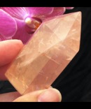 Juicy Translucent Rose Quartz Point