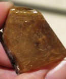 Dense Rutilated Quartz Point with Chlorite