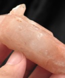 Intriguing Pink Phantom DT Bridge Quartz Crystal