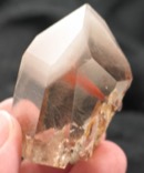 White Phantom Red Rutilated Smoky Quartz Point