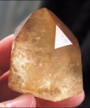 Golden Rutilated Citrine Point