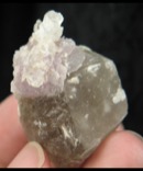 Crystalline Rose Quartz on Smoky