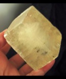 Large Golden Calcite Rhomb