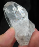 Carbon Included Rainbowed Quartz Crystal