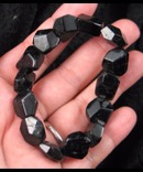 Chunky Polished Black Tourmaline Bracelet