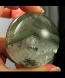 Sumptuous Green Chlorite Phantom Quartz Sphere 