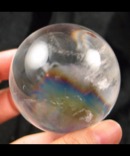 Vibrant Clarity Rainbow Quartz Sphere