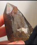 Lovely Etched Namibian Morion Quartz Laser Crystal 