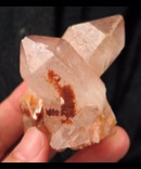 Red Phantom Lovestar Quartz Crystal Duo