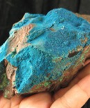 Brilliant Blue Shattuckite Natural Formation