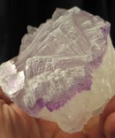 Steely Purple and Blue Naica Fluorite Formation
