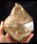 Large Smoky Quartz Overlay Elestial Crystal