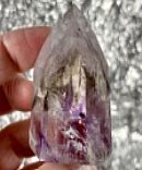 Smoky Amethyst Point with Rainbows