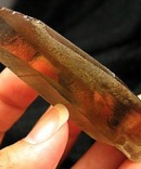 Lacy Chlorite Included Smoky Quartz Lemurian Quartz Crystal