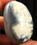 Creamy Blue Agate Freeform