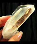 Colorful Kaolinite Phantom Etched Quartz Crystal